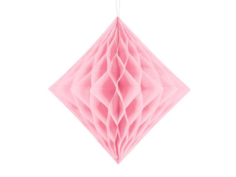 Seidenpapier-Diamant, hellrosa, 30cm - FeierGlanz